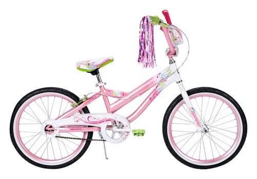 pink glitter bike
