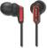 Front Standard. Sony - Ear Bud Headphones - Red.