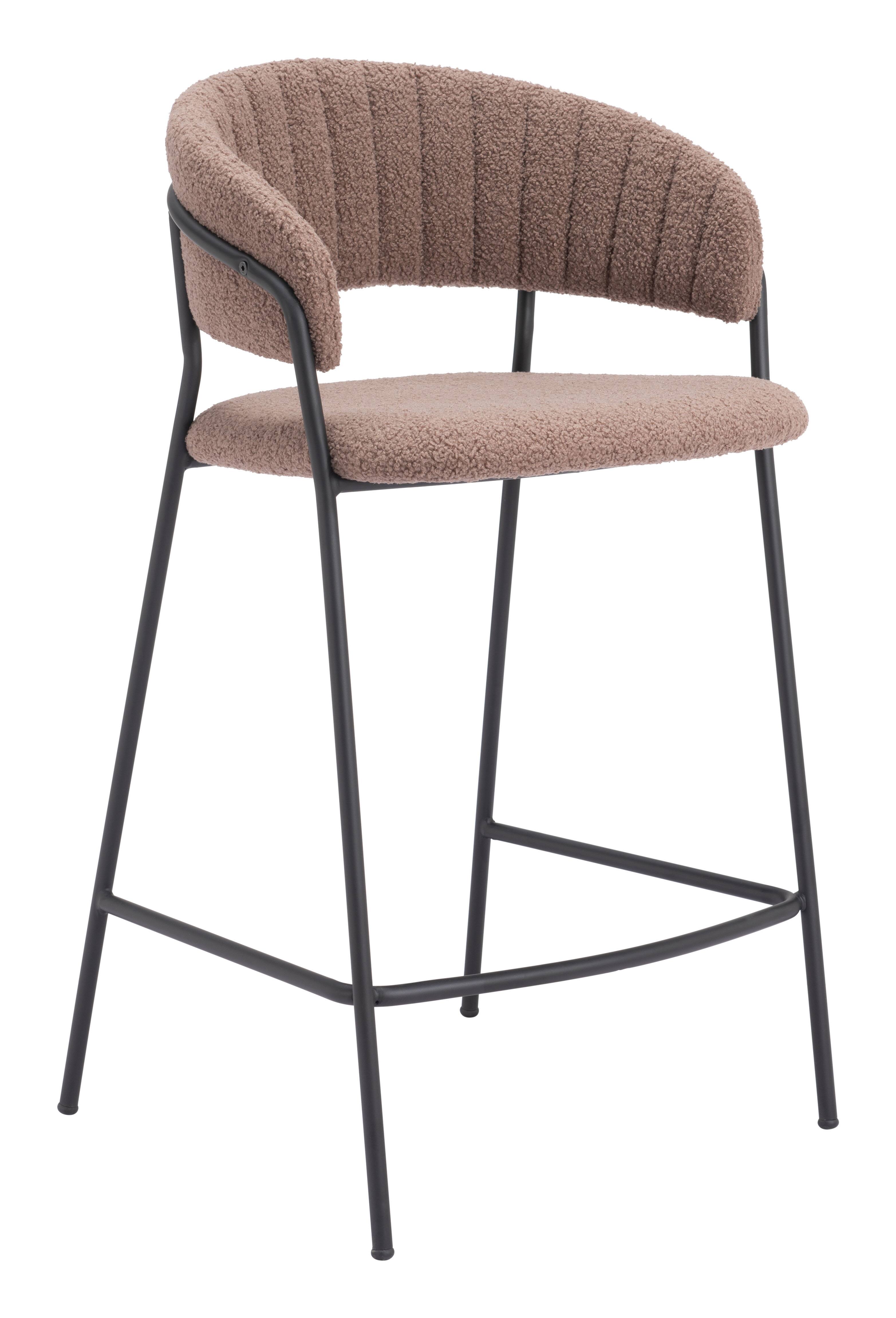 Hivvago - Josephine Counter Stool (Set of 2) - Brown