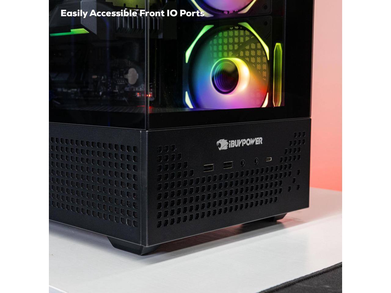 Easily Accessible Front IO Ports  
iBUYPOWER
