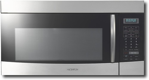 Samsung - 1.8 Cu. Ft. Over-the-Range Microwave - Stainless-Steel