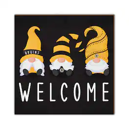 Fan Creations - 10'' x 10'' Welcome Gnomes Sign - Multicolor
