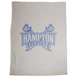 Logo Brands - Hampton Pirates 54" x 84" Sweatshirt Blanket - Multicolor