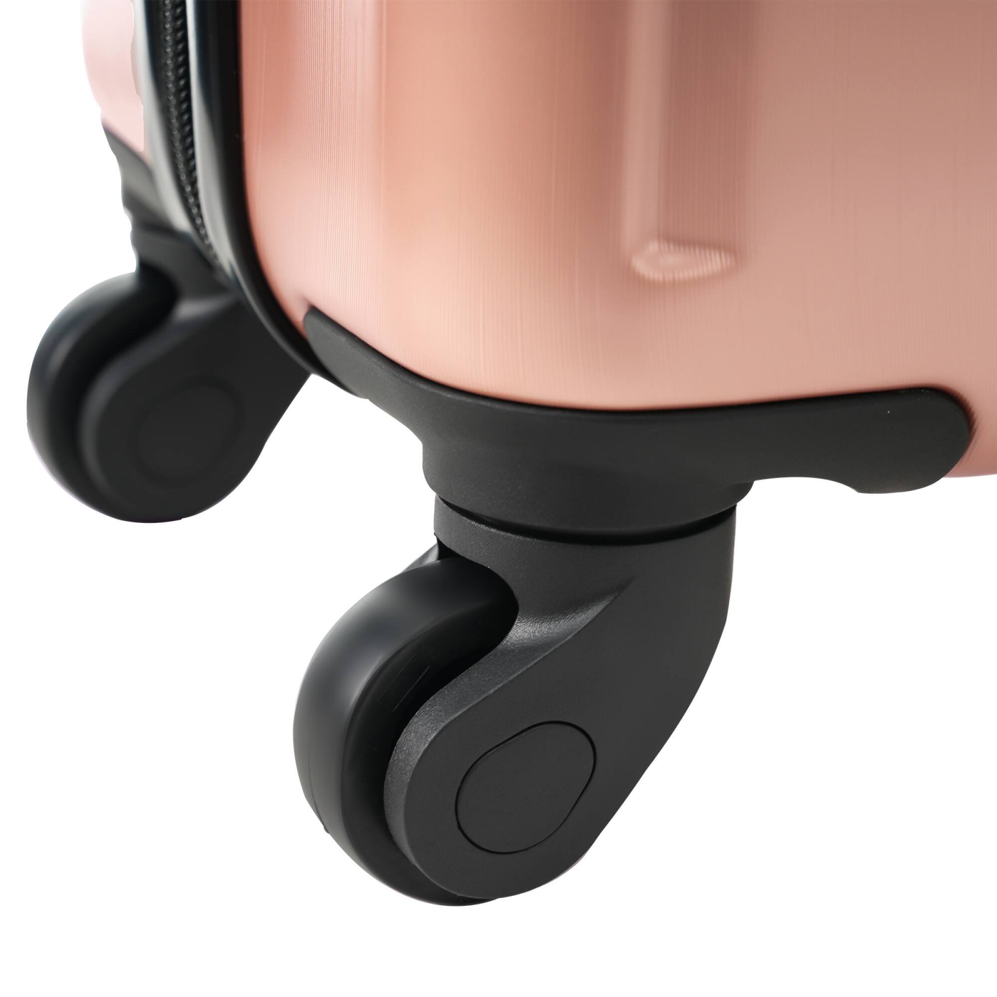 Alt View 5. ELEMENT ACE - Lightweight Durable Hardshell Carry-On Suitcase with Double Spinner Wheels and TSA Lock - Rose Pink.