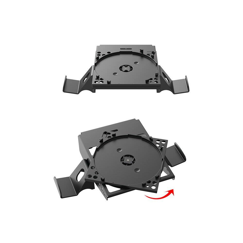 Alt View 1. Dobe - TYX-3602 Xbox Series X Wall Mount Kit, Rotated Wall Bracket for Xbox Series X with Controller and Headset Holder - BLACK.