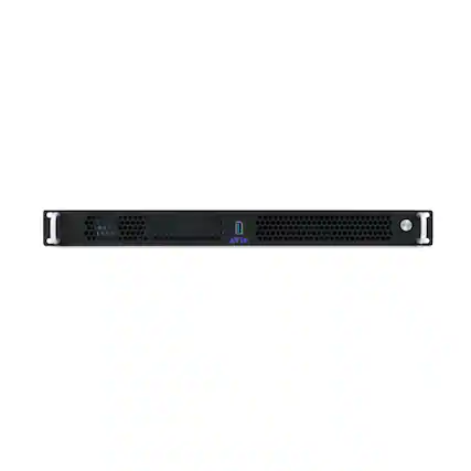 Front. Avid - Pro Tools HDX Thunderbolt 3 Rackmount Chassis, Single HDX Card Expansion w/ Mac Mini Space for Mac or PC for HDX Systems - Black.