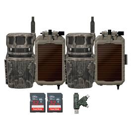 Stealth Cam - Revolver 40MP Pro 360 Degree Cellular Trail Camera Bundle