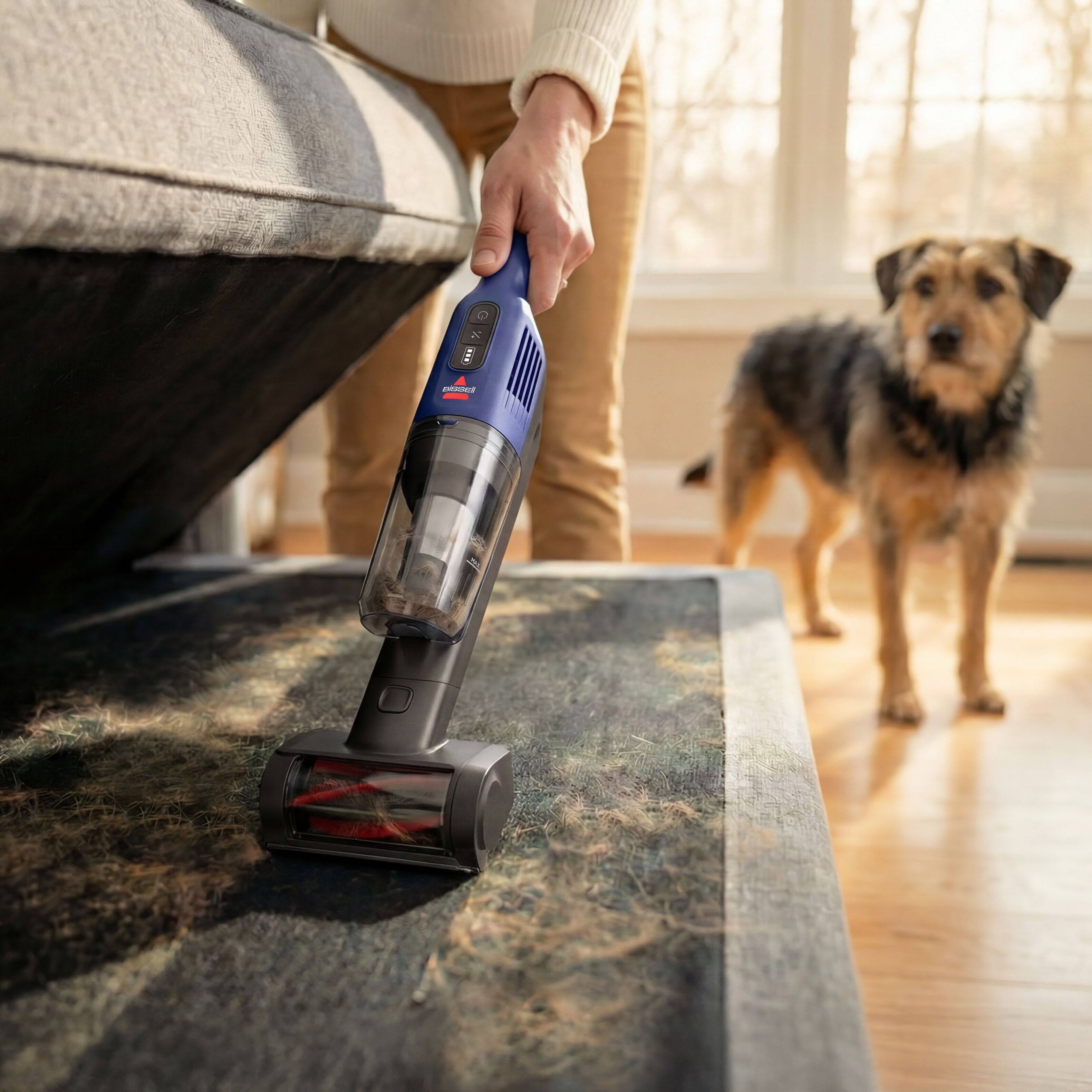 Alt View 5. BISSELL - BISSELL  ReadyClean FurFighter Hand Vacuum - Midnight.