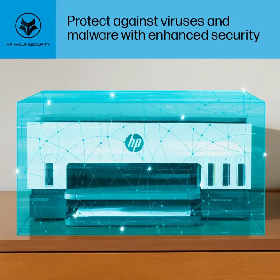 Protect against viruses and malware with enhanced security from HP Wolf Security.