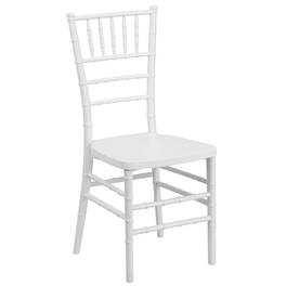 Emma + Oliver - Wedding & Event Resin Stacking Chiavari Dining Chair - White