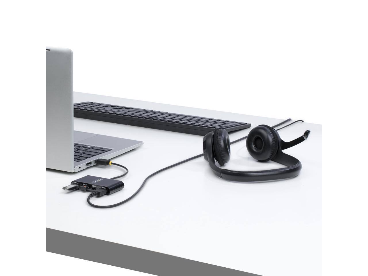 Alt View 7. StarTech.com - STARTECH 4-Port USB 2.0 Mini Hub, 480Mbps, Overcurrent Protection - ST4200MINI2.