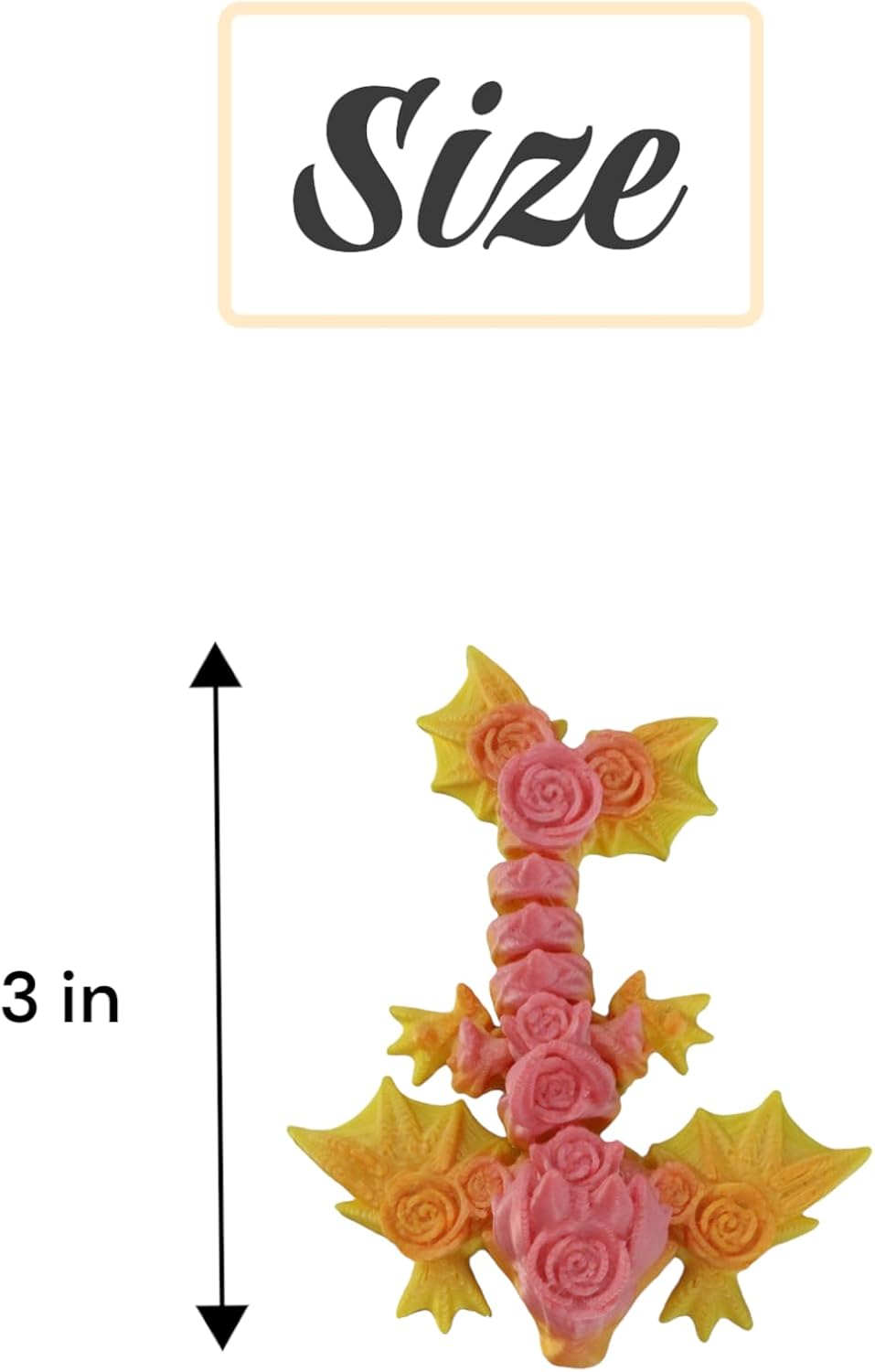 Left. JuzToys - 3D Printed Dragon Baby Wyverns 10 Pack, 3" Articulated 3D Printed Dragon Desk Toys, Flexible Fidget Dragons by PowerTRC - Multicolored.