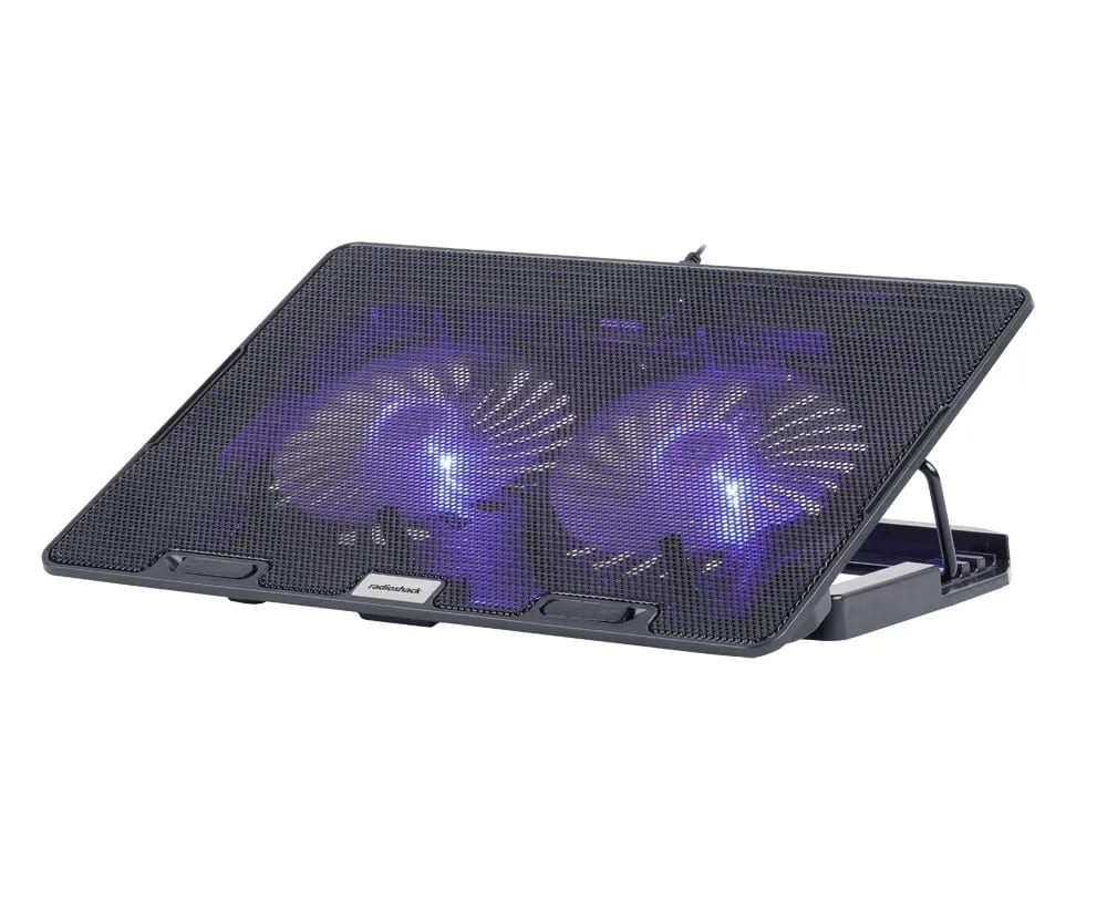 Front. RadioShack - Portable Laptop Stand Foldable Aluminum Adjustable Ergonomic Design - Gray.