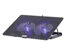 Front. RadioShack - Portable Laptop Stand Foldable Aluminum Adjustable Ergonomic Design - Gray.