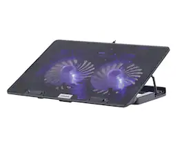 RadioShack - Portable Laptop Stand Foldable Aluminum Adjustable Ergonomic Design - Gray