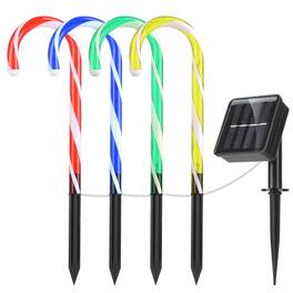 DirectDeals - Solar Christmas Candy Cane Light