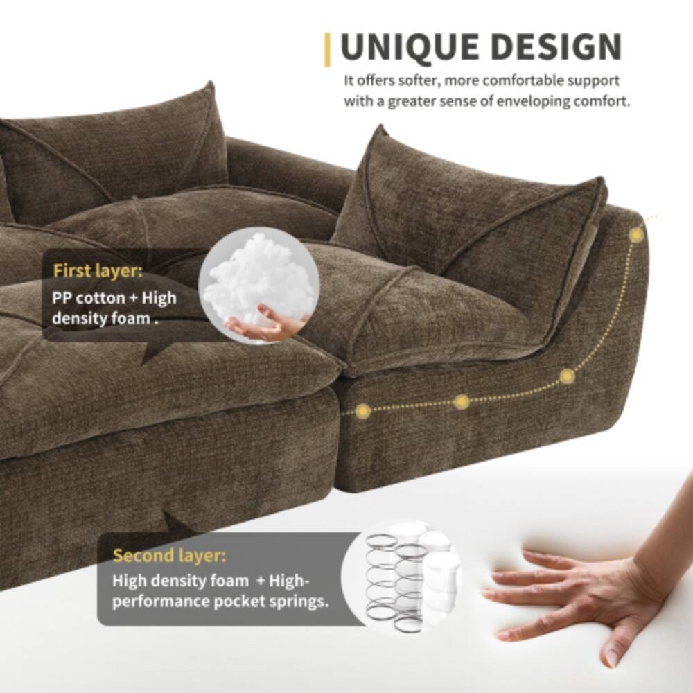 I UNIQUE DESIGN  
It offers softer, more comfortable support with a greater sense of enveloping comfort.  
First layer: PP cotton + High density foam.  
Second layer: High density foam + High-performance pocket springs.