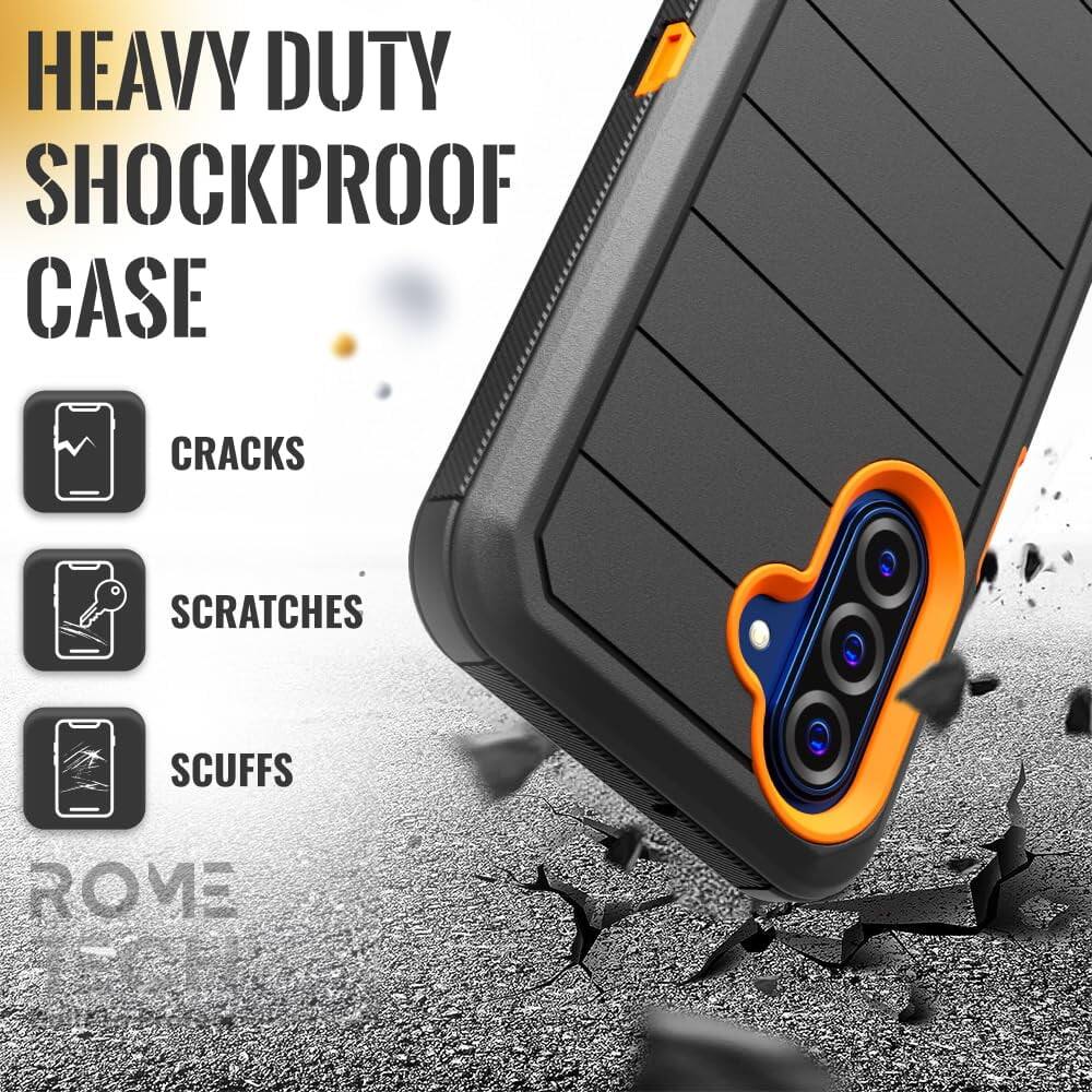 HEAVY DUTY SHOCKPROOF CASE

CRACKS
SCRATCHES
SCUFFS

ROME