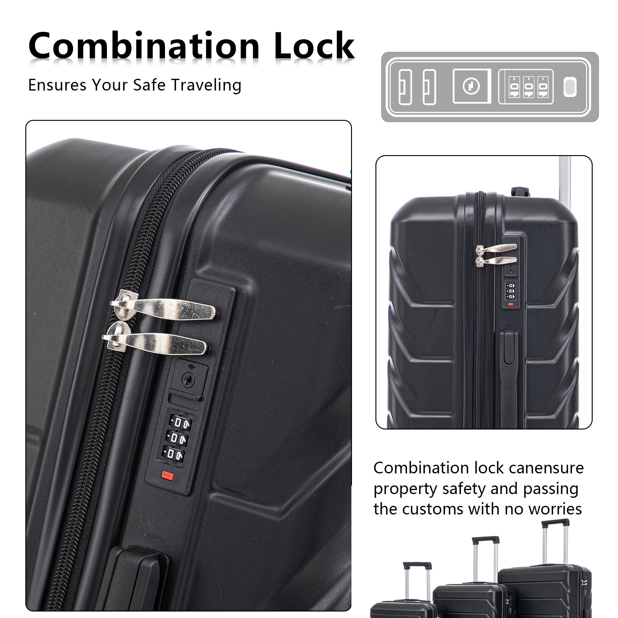 Combination Lock  
Ensures Your Safe Traveling  

Combination lock can ensure property safety and passing the customs with no worries