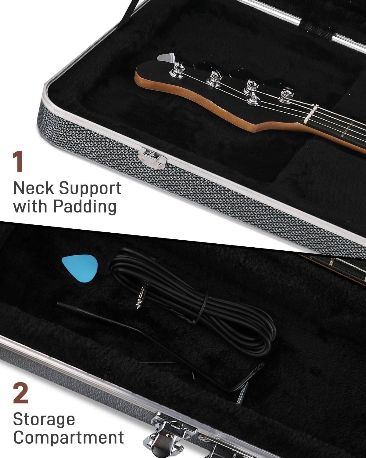 1. Neck Support with Padding
2. Storage Compartment