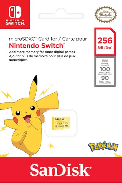 SANDISK 256GB microSDXC UHS I for Nintendo Switch 1 Pokémon SANDISK 256GB microSDXC UHS I for Nintendo Switch 1 Pokémon