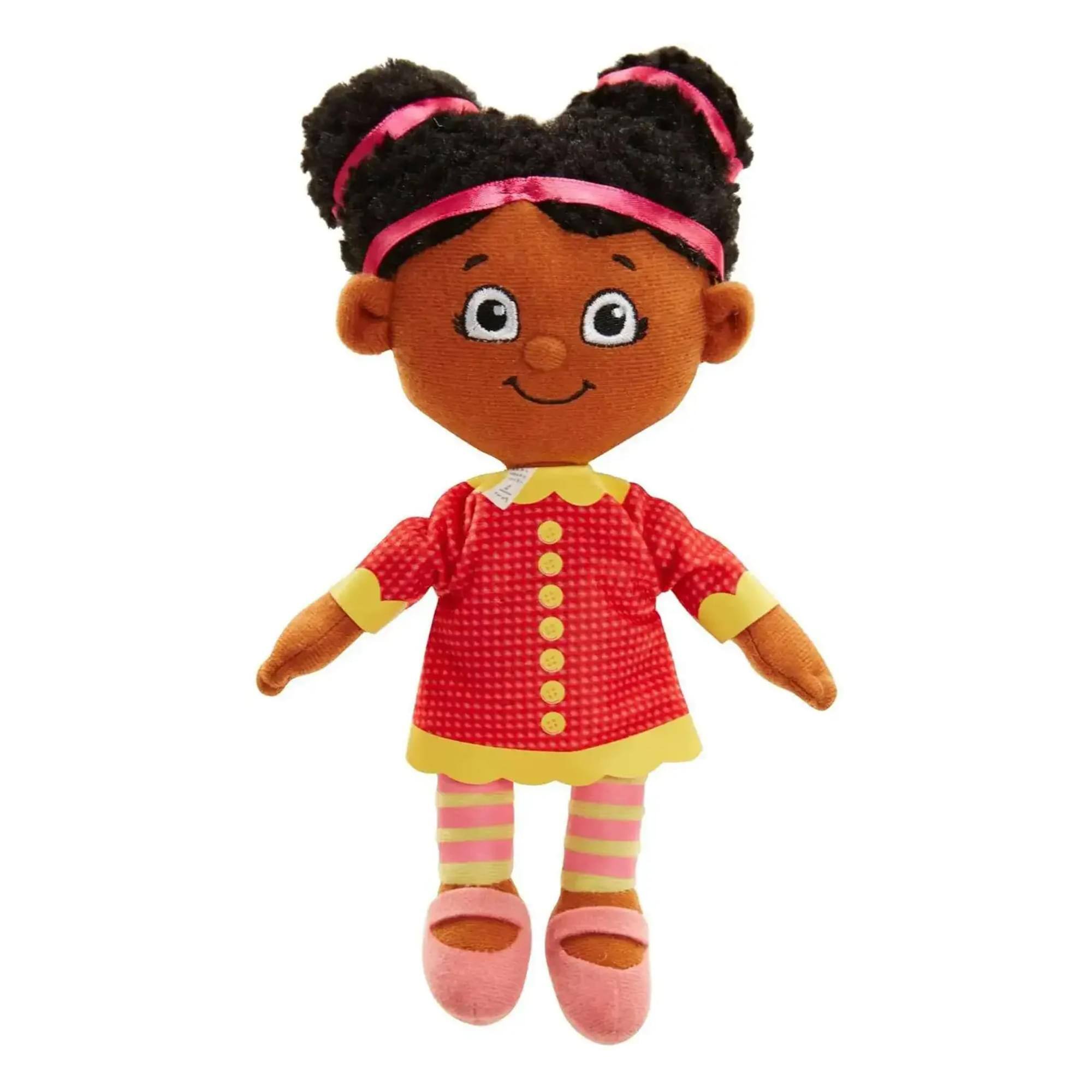Front. Jakks Pacific - Daniel Tiger's Neighborhood Miss Elaina 7-Inch Plush - Red.