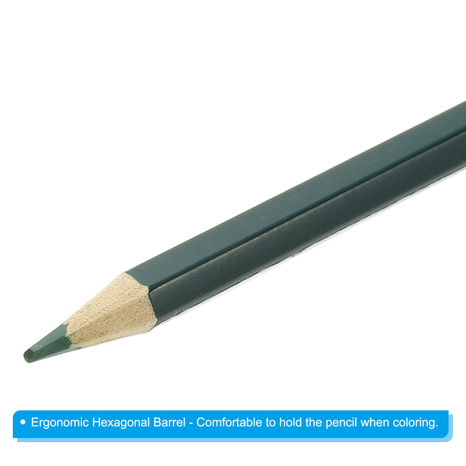 Ergonomic Hexagonal Barrel - Comfortable to hold the pencil when coloring.