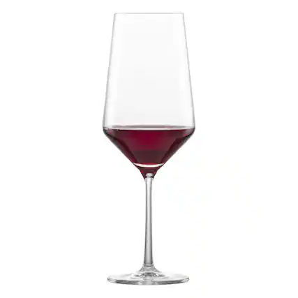 Front. Schott Zwiesel - Pure Tritan Crystal Bordeaux Glass, 23 ounce, Set Of 6 - Transparent.
