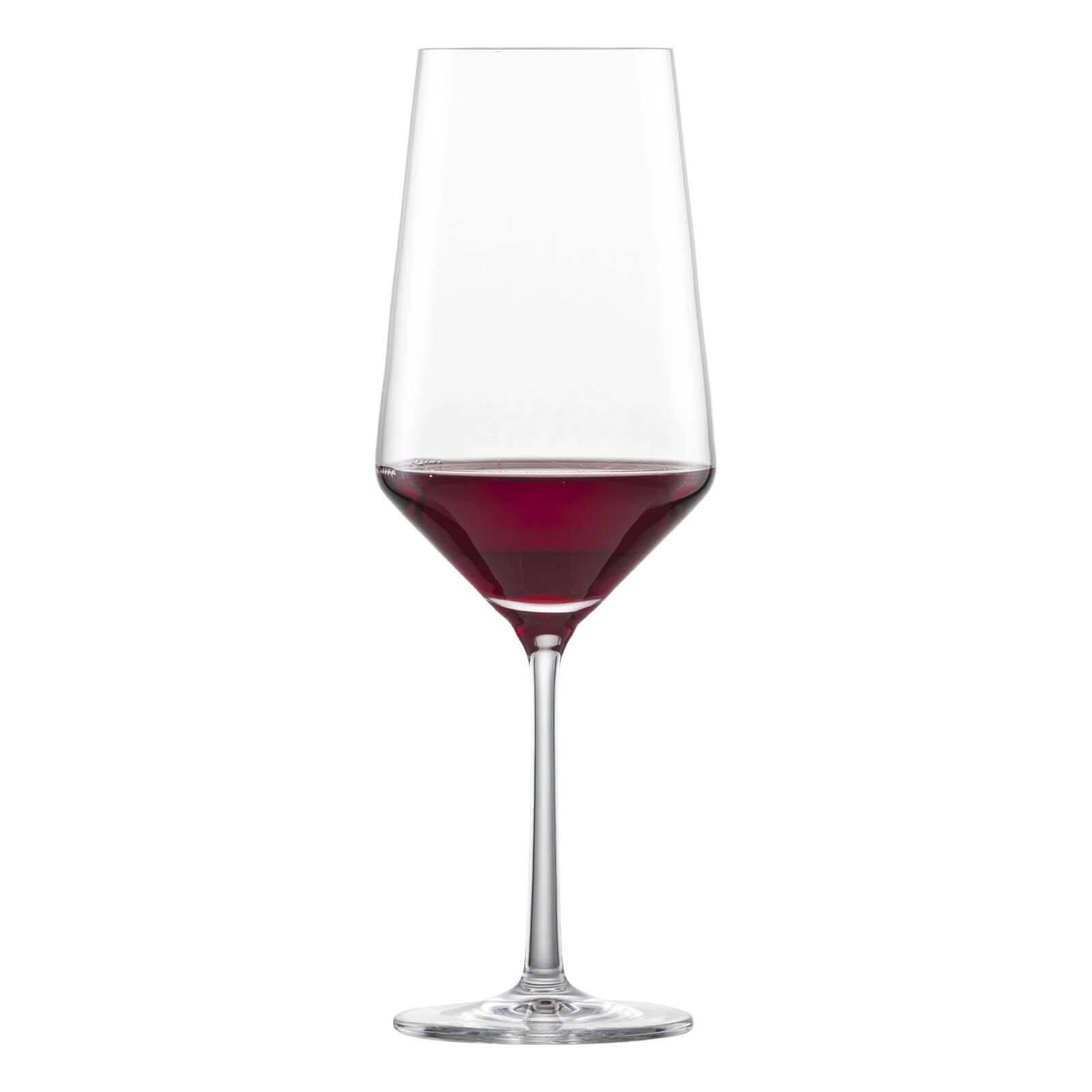 Front. Schott Zwiesel - Pure Tritan Crystal Bordeaux Glass, 23 ounce, Set Of 6 - Transparent.