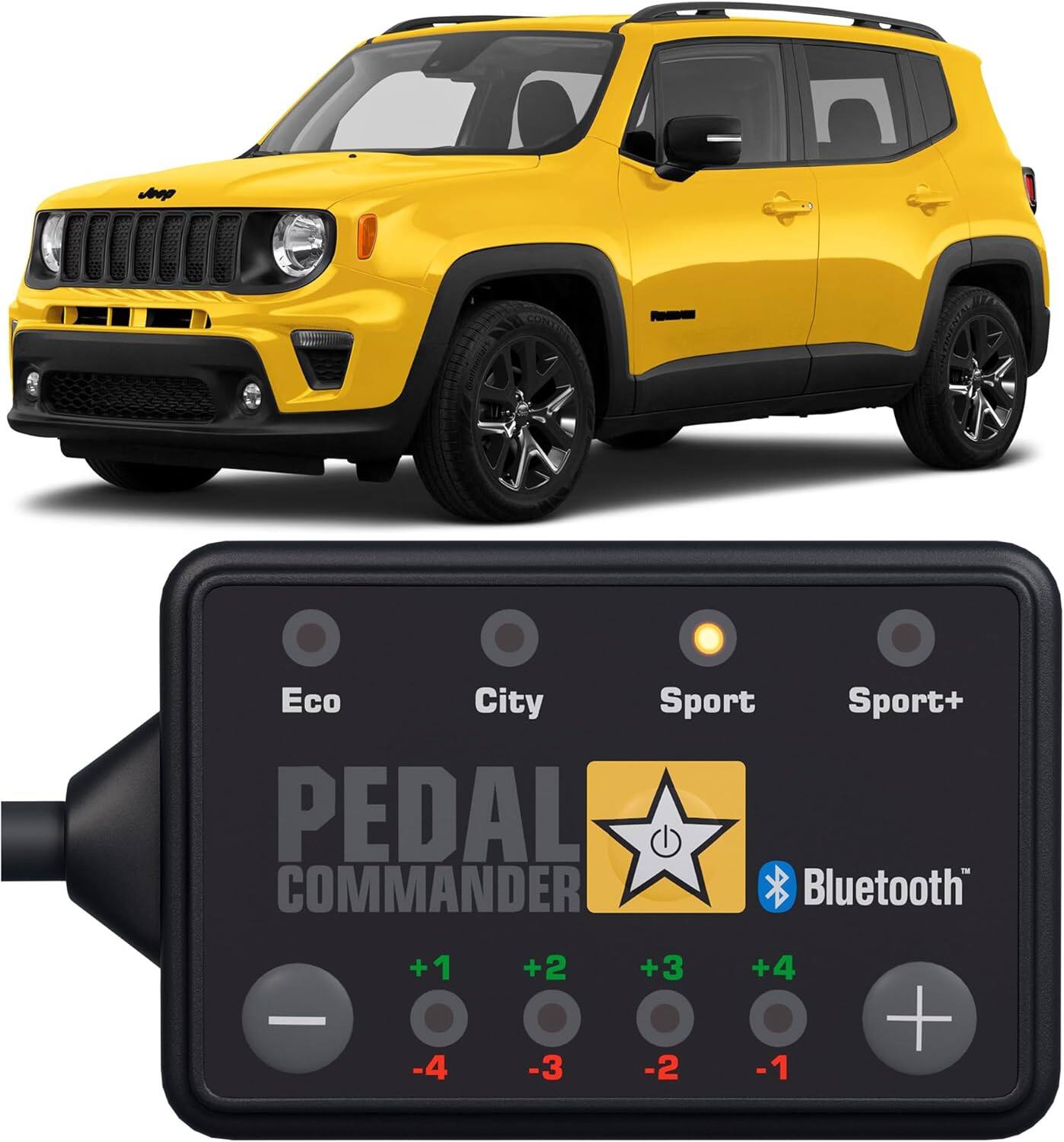 Jrp Eco City Sport Sport+  
PEDAL COMMANDER Bluetooth  
+1 -4 +2 -3 +3 -2 +4 -1