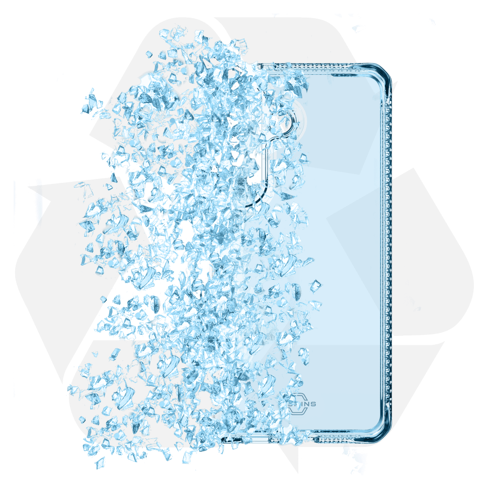 Alt View 7. Itskins - SPECTRUM R // CLEAR Case for Samsung Galaxy S26+ - Light Blue.