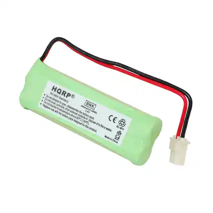 HQRPP®
Ni-MH Battery
BNK
Do not attempt to replace the battery.
Do not crush, puncture, or dispose of in fire or water.
Do not expose to temperatures above 60°C (140°F).
Do not disassemble or dispose of in fire or water.
Made in China
CE
Ni-MH
2.4V
400mAh
96Wh
60C
2.4V sewn
Made in China