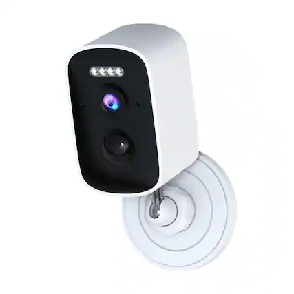 Front. Cluzine - 4MP Tuya Wireless Camera, Waterproof Solar Powered Wireless Smart HD Security Monitor.