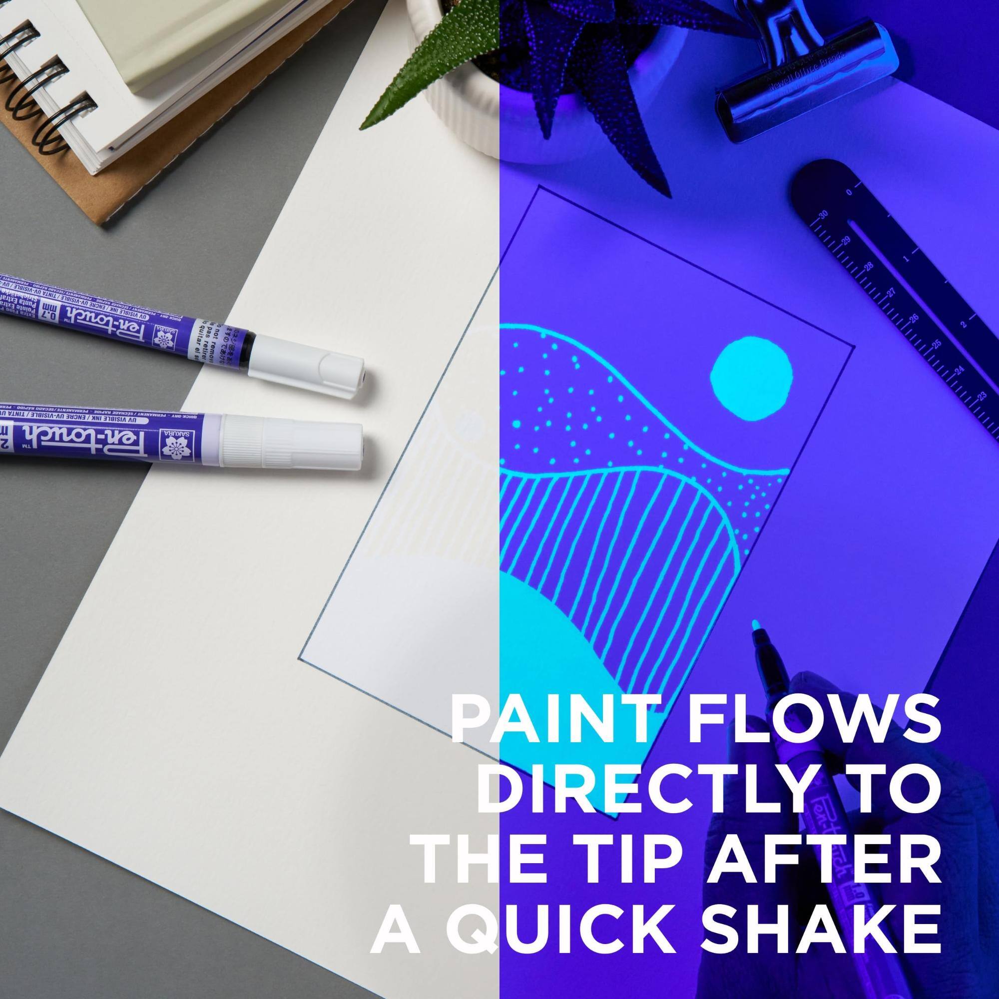111 - Extrall YOUTA Punta 100% 0.7 your-y au -amuys: 11 TINTA ENCRE LIBBY Kimb SAKURA 2 your-you Tu

BAS not -

25 27 26
15
23

PAINT FLOWS DIRECTLY TO THE TIP AFTER A QUICK SHAKE