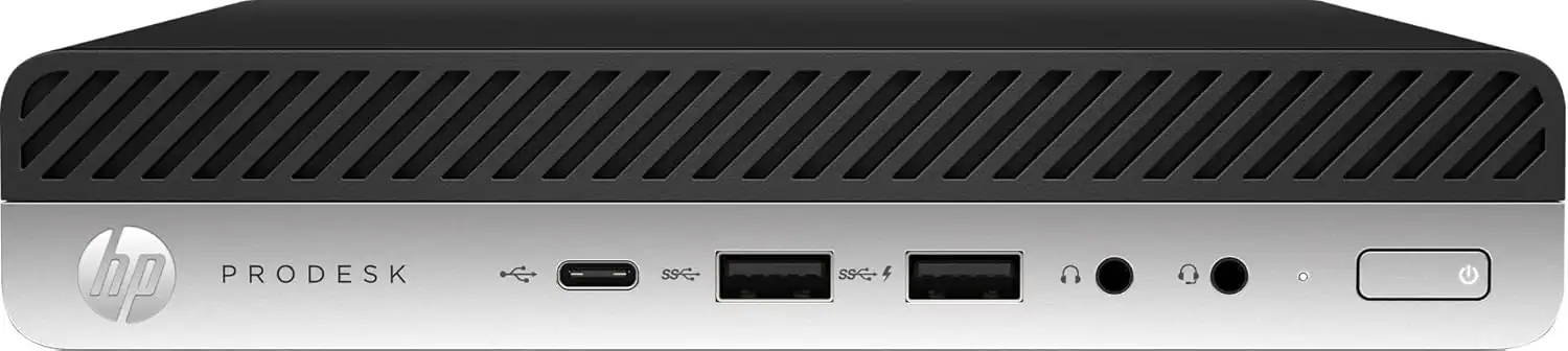 HP - Refurbished Excellent - ProDesk 600G5 Mini Intel i5-9500T 16GB 256GB SSD Windows 11 Pro - Black