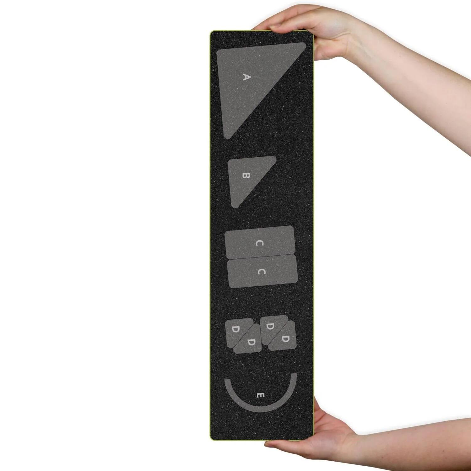 Alt View 1. AccuQuilt - AccuQuilt GO! Basket 6" Finished Quilt Block Die – Block on Board (BOB) 2-Color Die to Try, March 2026 - Black.