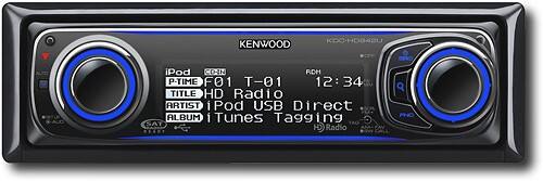 Front Standard. Kenwood - 50W x 4 Apple® iPod®/HD Radio/Satellite Radio-Ready In-Dash CD Deck.