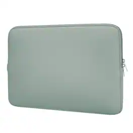 Unique Bargains - Laptop Case - Polyester Computer Sleeve Carrying Bag, Shockproof Protective Cover for 14" Notebook - Dark Gray