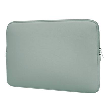 Front. Unique Bargains - Laptop Case - Polyester Computer Sleeve Carrying Bag, Shockproof Protective Cover for 14" Notebook - Dark Gray.