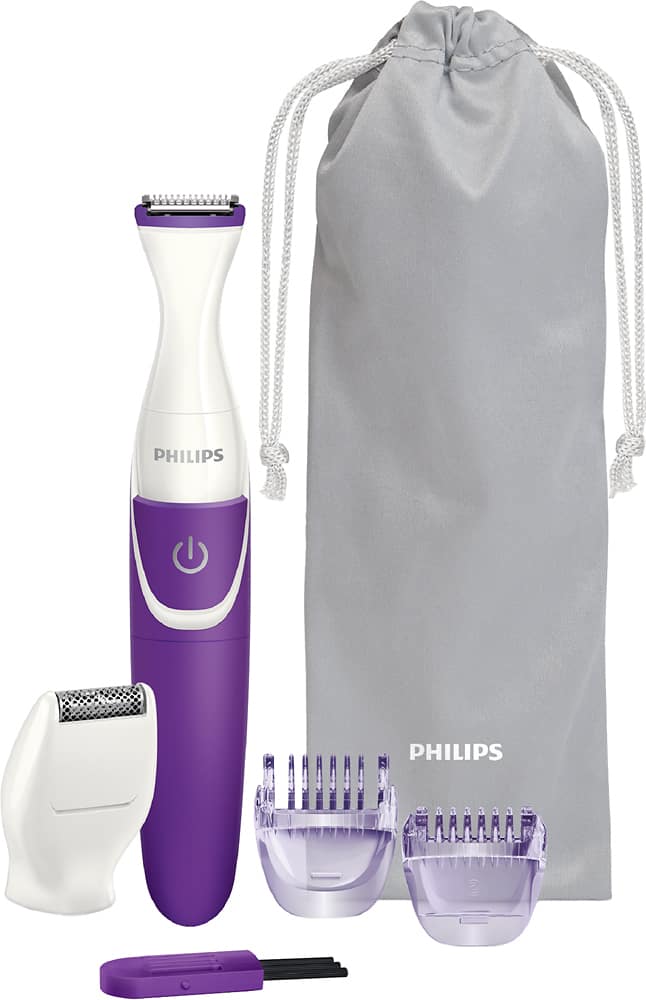 Alt View 11. Philips - BikiniGenie Bikini Trimmer - White/Purple.