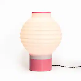 Jonathan Y - Asian Lantern 15" Vintage Traditional Plant-Based PLA 3D Printed Dimmable LED Table Lamp, /Hot - White