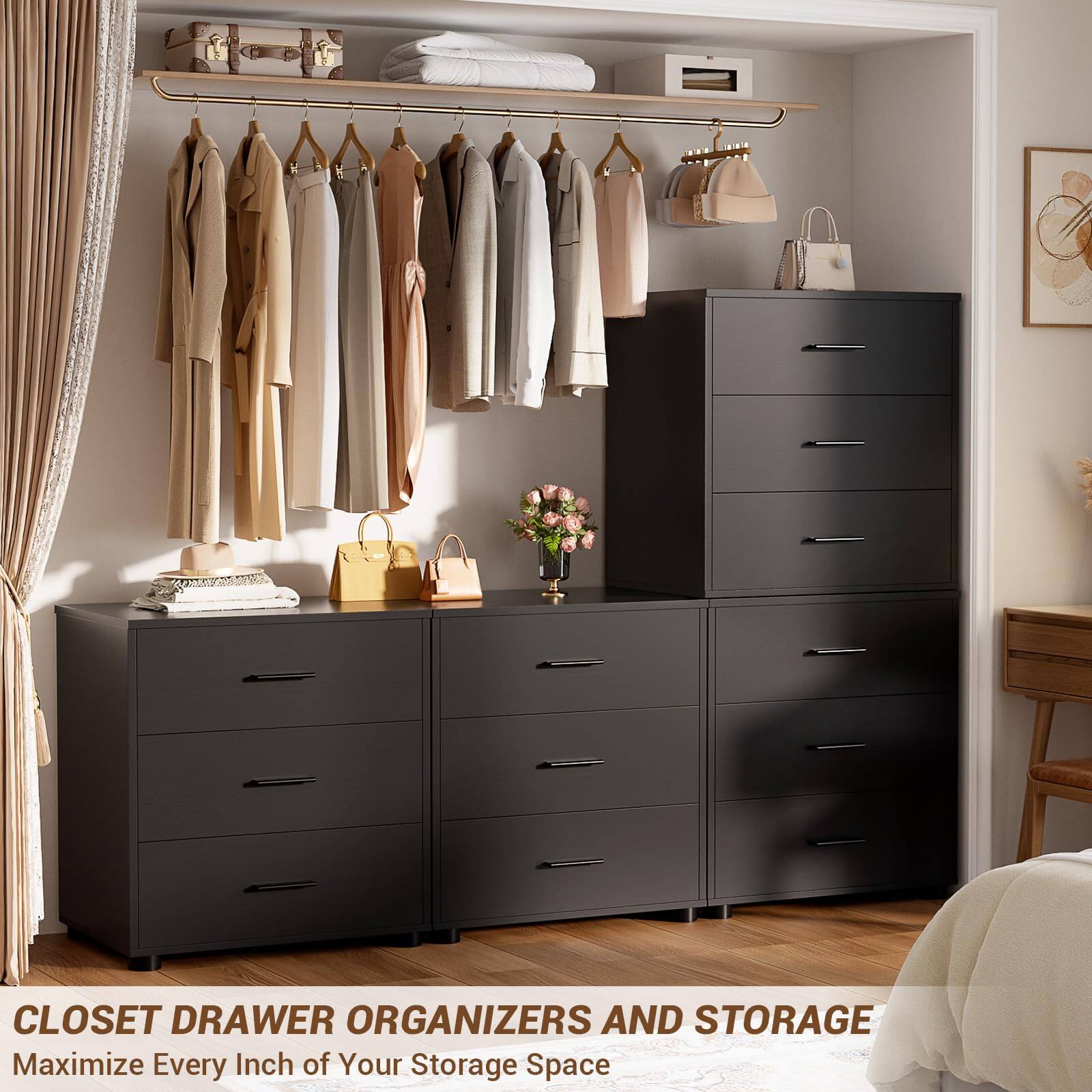 CLOSET DRAWER ORGANIZERS AND STORAGE  
Maximize Every Inch of Your Storage Space