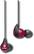 Front Standard. Shure - Sound-Isolating Earphones - Red.