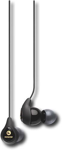 Front Standard. Shure - Sound-Isolating Earphones - Black.