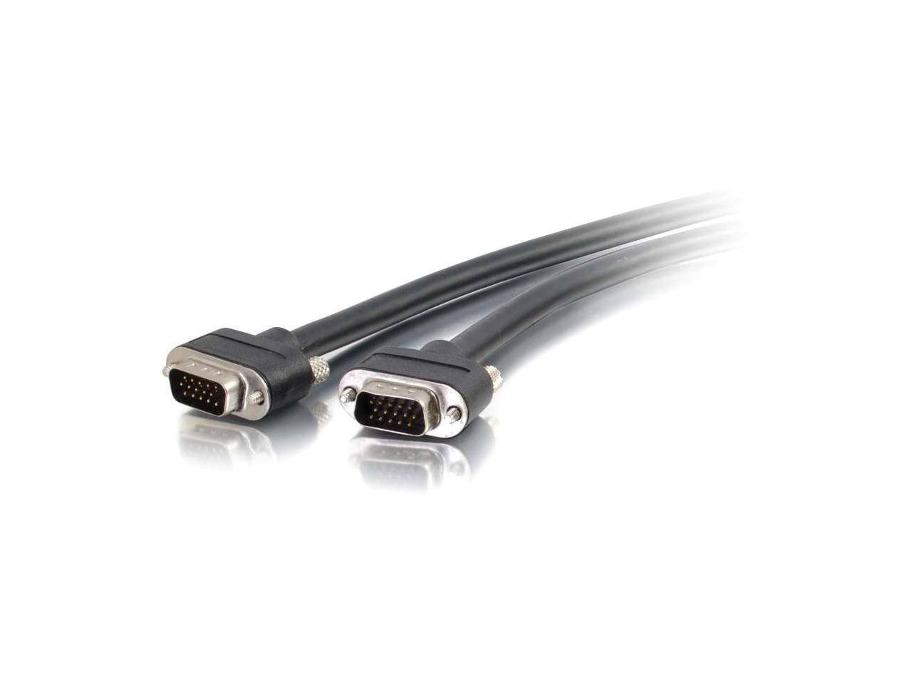 Front. Cables to Go - C2G 50213 VGA Cable - Select VGA Video Cable M/M, In-Wall CMG-Rated, Black (10 Feet, 3.04 Meters).