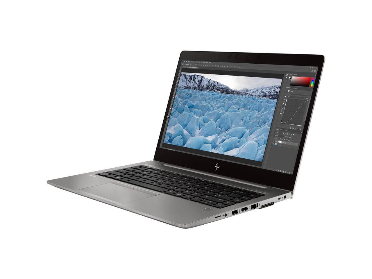 Alt View 2. HP - HP ZBook 14U G6 Laptop Intel Core i5-8365U 1.6GHz 16GB Memory 512GB SSD 14" FHD Windows 11 Pro 64-bit - Silver.