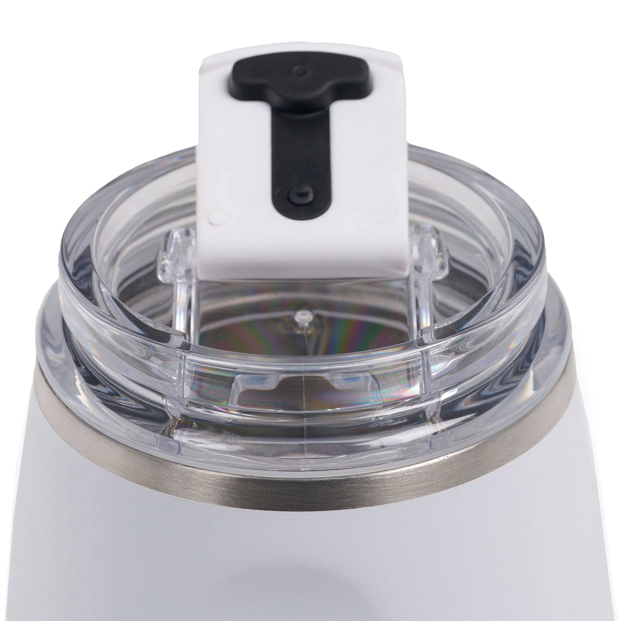 Alt View 4. Igloo - IGLOO 10 oz. Stainless Steel Wine Tumbler, White - White.