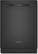 Front Standard. KitchenAid - 24" Tall Tub Built-In Dishwasher - Black.