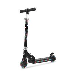 Jetson - Jupiter Kick Scooter with LED Lights & Height Adjustable Handlebar - Black