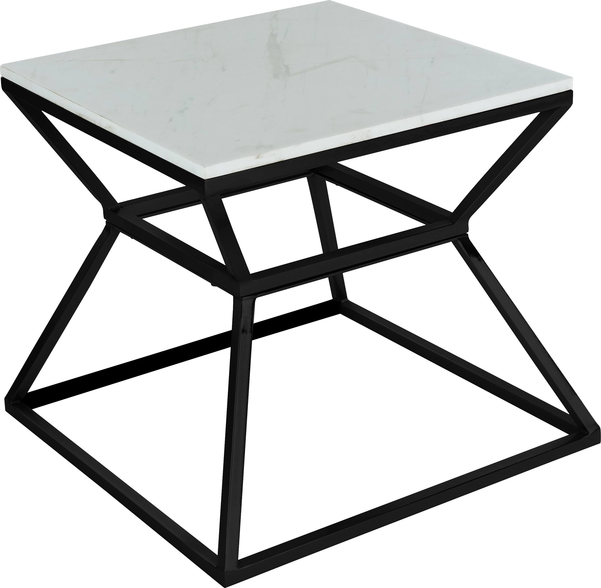 Alt View 11. Adore Decor - Audrey Marble Side Table - Black.